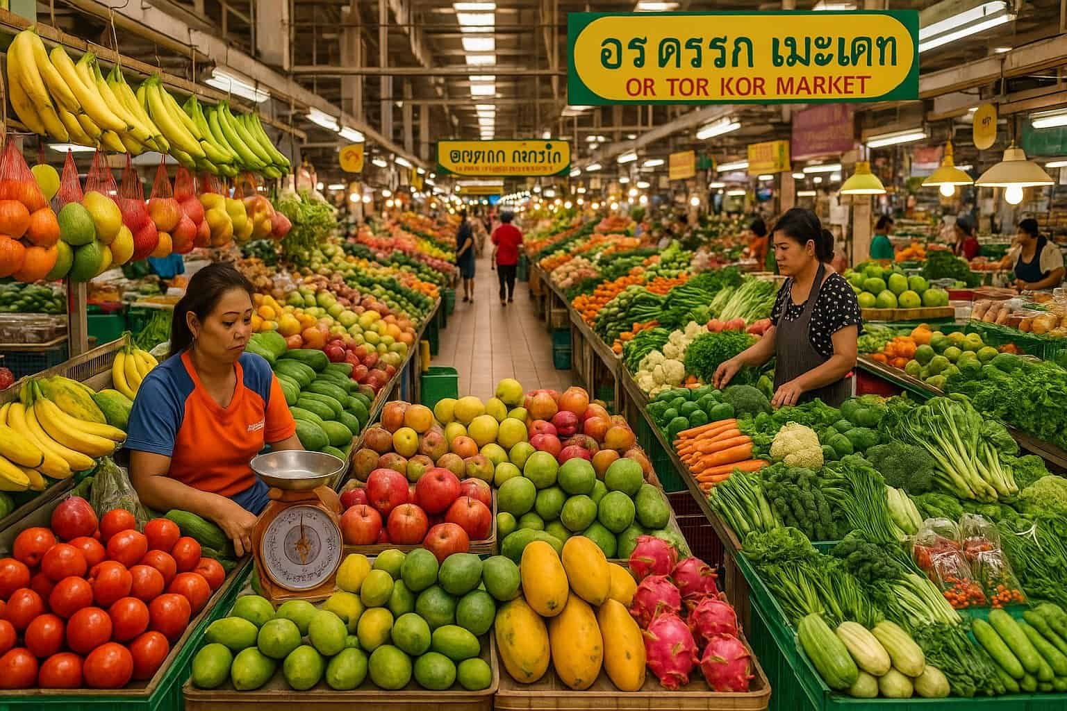 Vibrant scenes from Bangkok’s Or Tor Kor Market