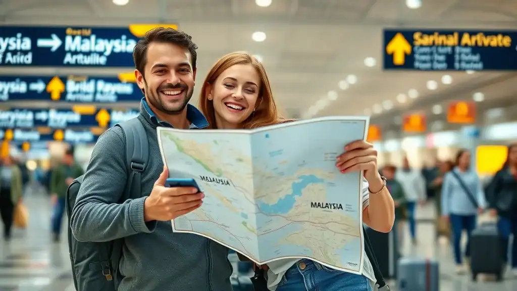 malaysia itinerary couple airport map george town kuala lumpur cameron highlands east coast taman negara