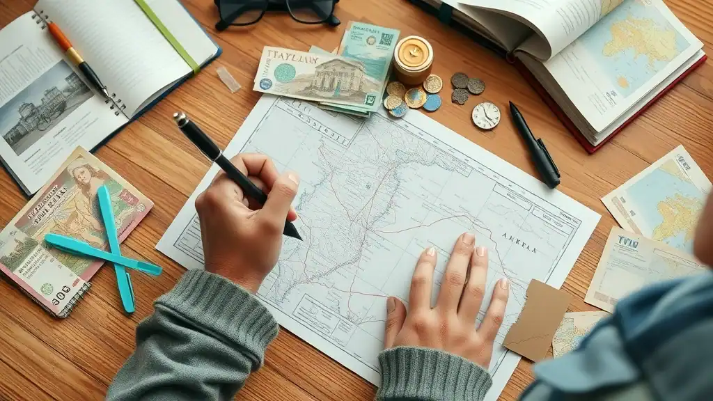 Organized travel planning essentials for budget travel southeast asia