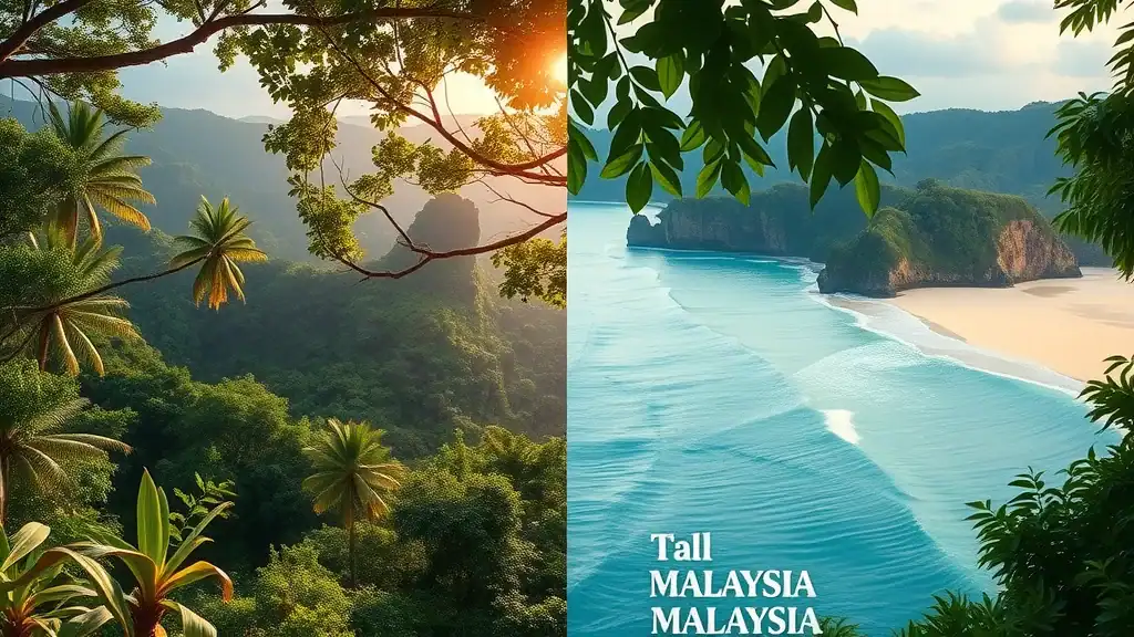 peninsular malaysia east coast contrasts rainforest perhentian islands coastline planning