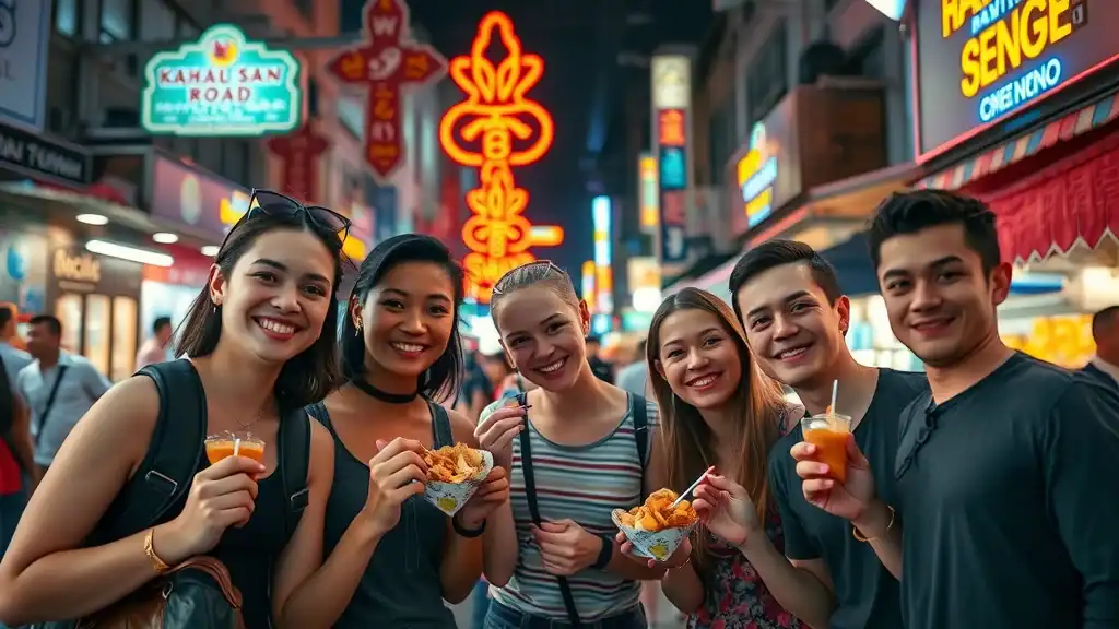 places to stay in bangkok khao san road night market lively backpackers