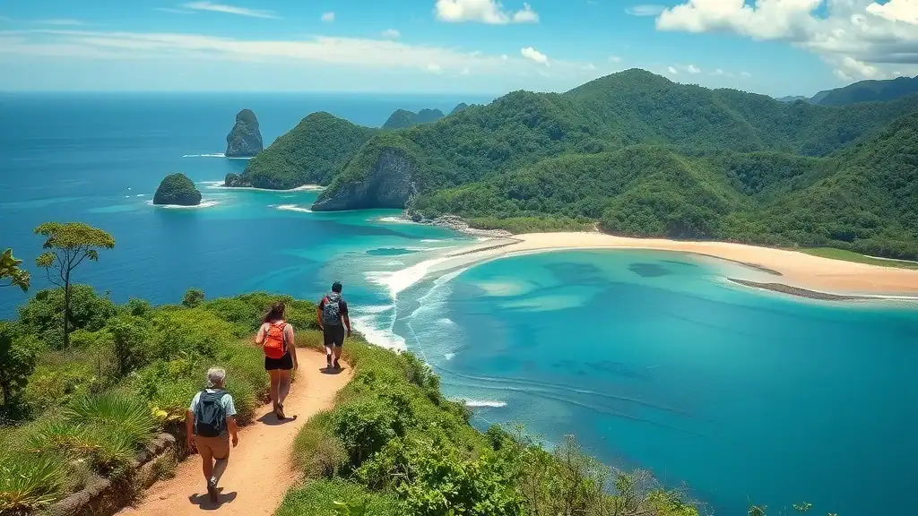 Penang National Park coastline with family hiking — malaysia itinerary for 7 days