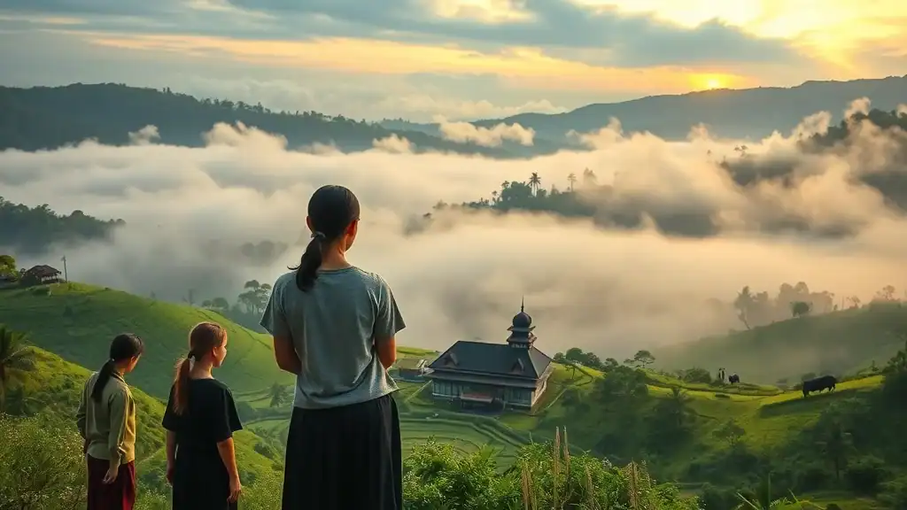 Misty highlands and traditional Tongkonan houses in Tana Toraja – tana toraja indonesia travel places
